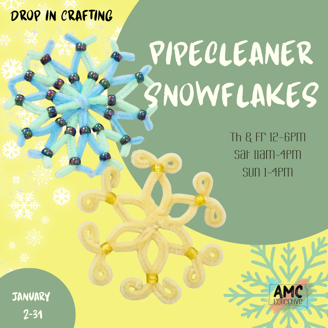 Pipe Cleaner Snowflake Drop In Craft