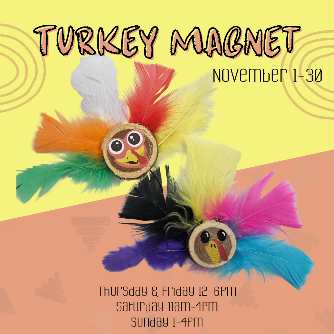 Turkey Magnets – Drop-In Craft
