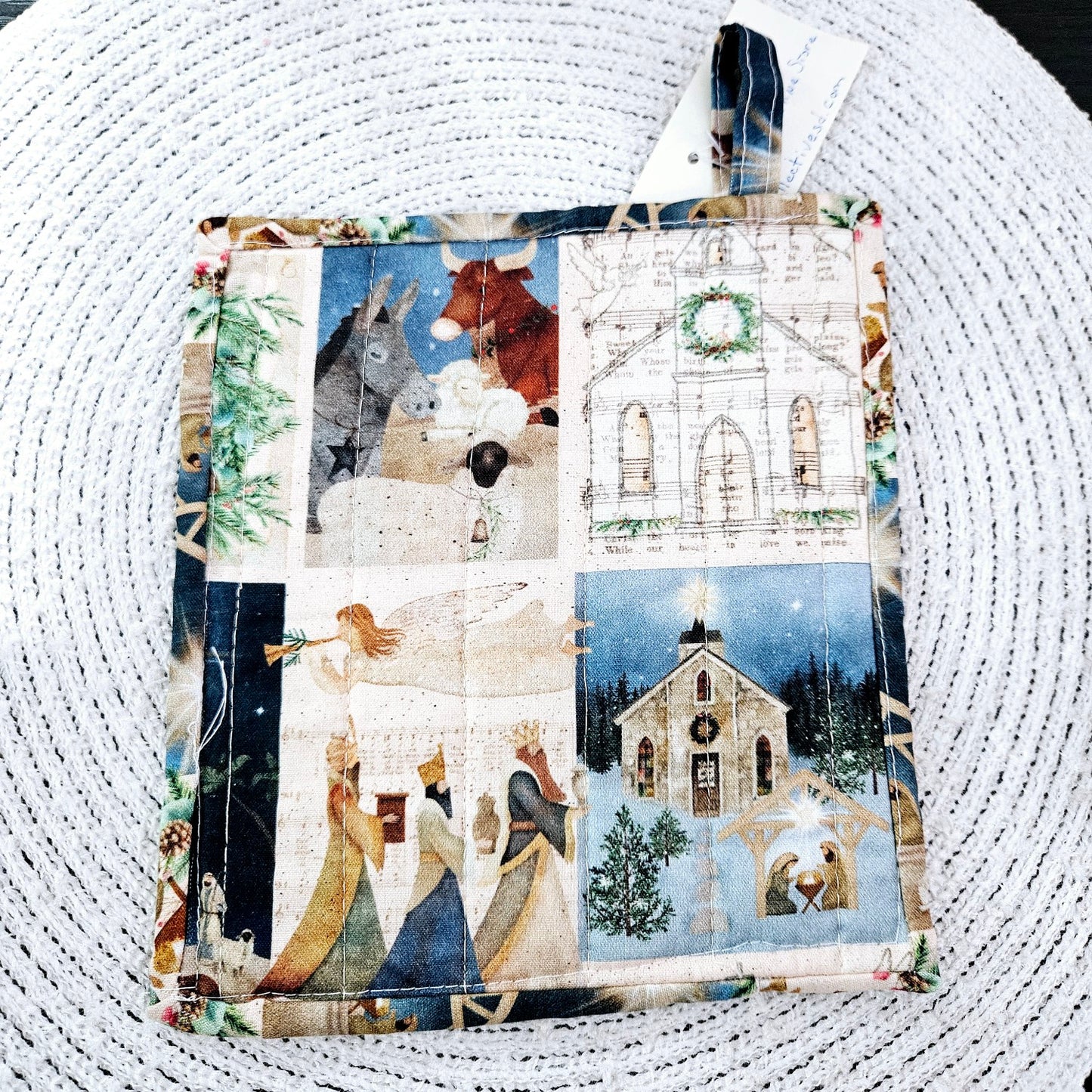 Two Sided Christmas Hot Pan Holder