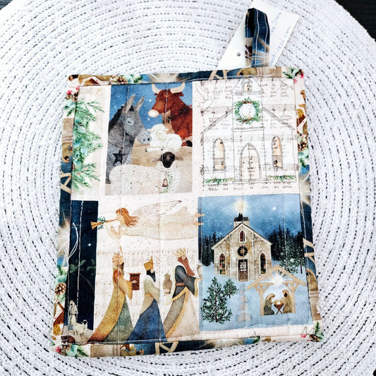 Two Sided Christmas Hot Pan Holder