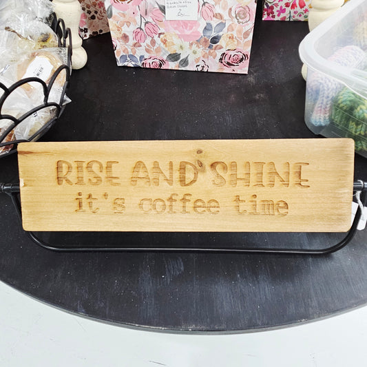 Rise & Shine Flip Sign