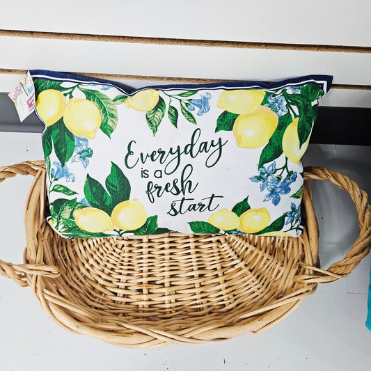 Everyday Is a Fresh Start Pillow