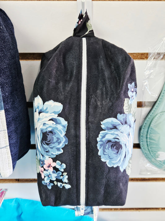 Cosmetic Bag Blue Flower