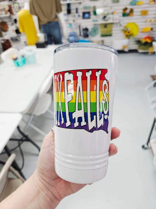 Rainbow Sioux Falls Tumbler - 16oz