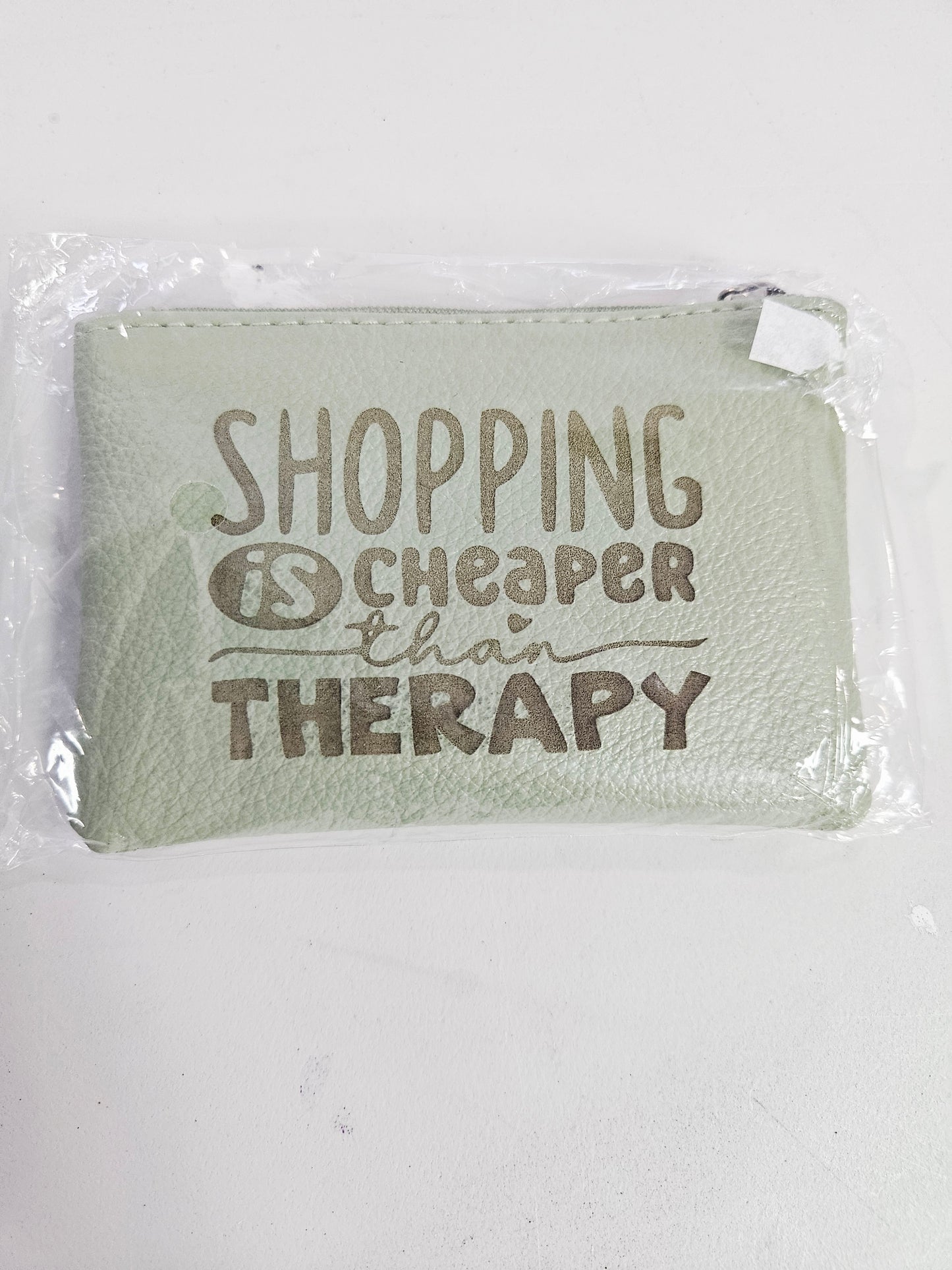 Green Coin Purse Shopping Therapy