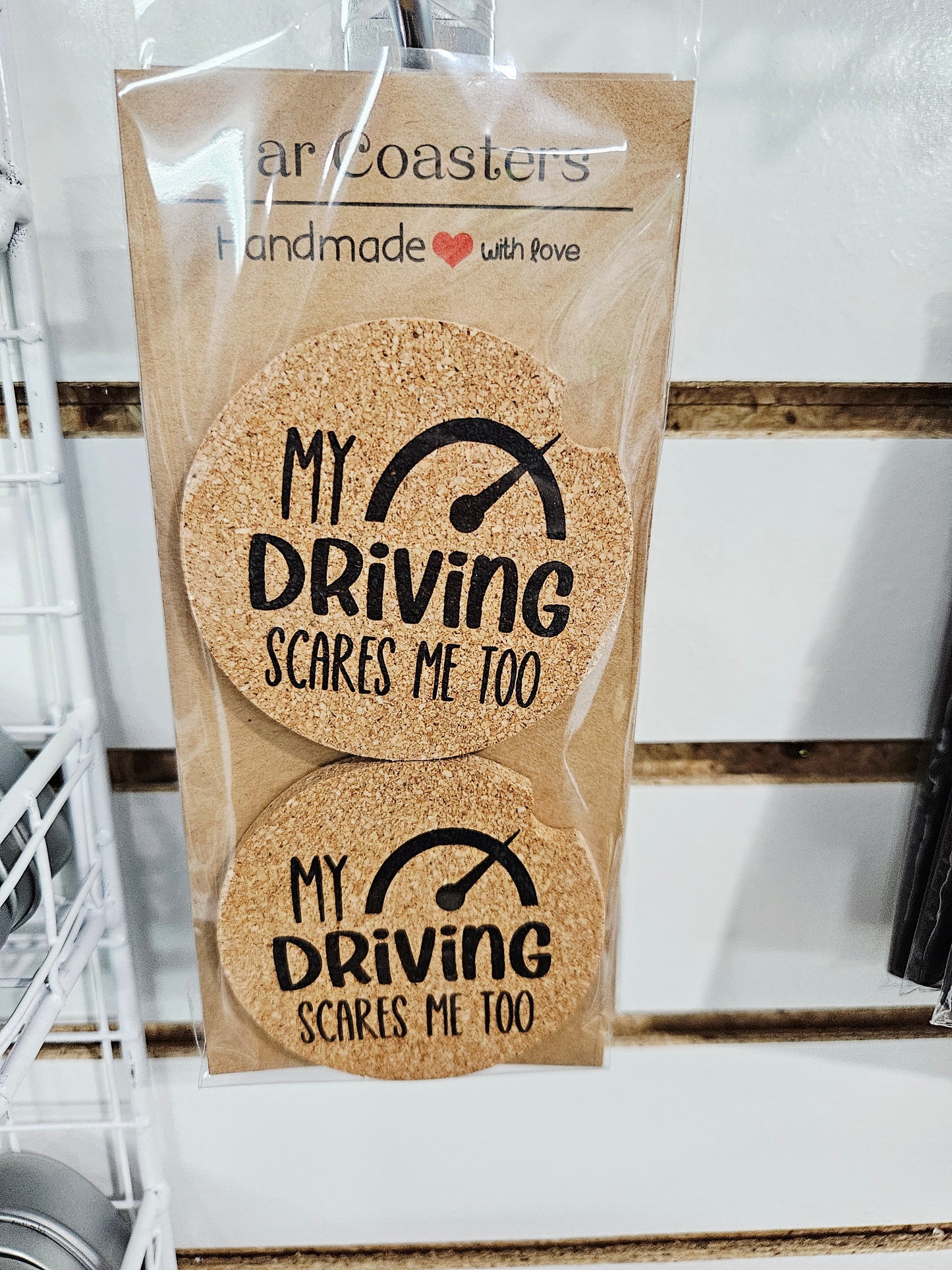 Car Coasters Driving Scares Me