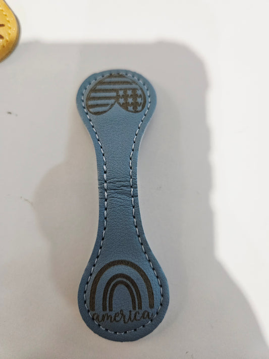 Magnetic Bookmark Blue Patriotic