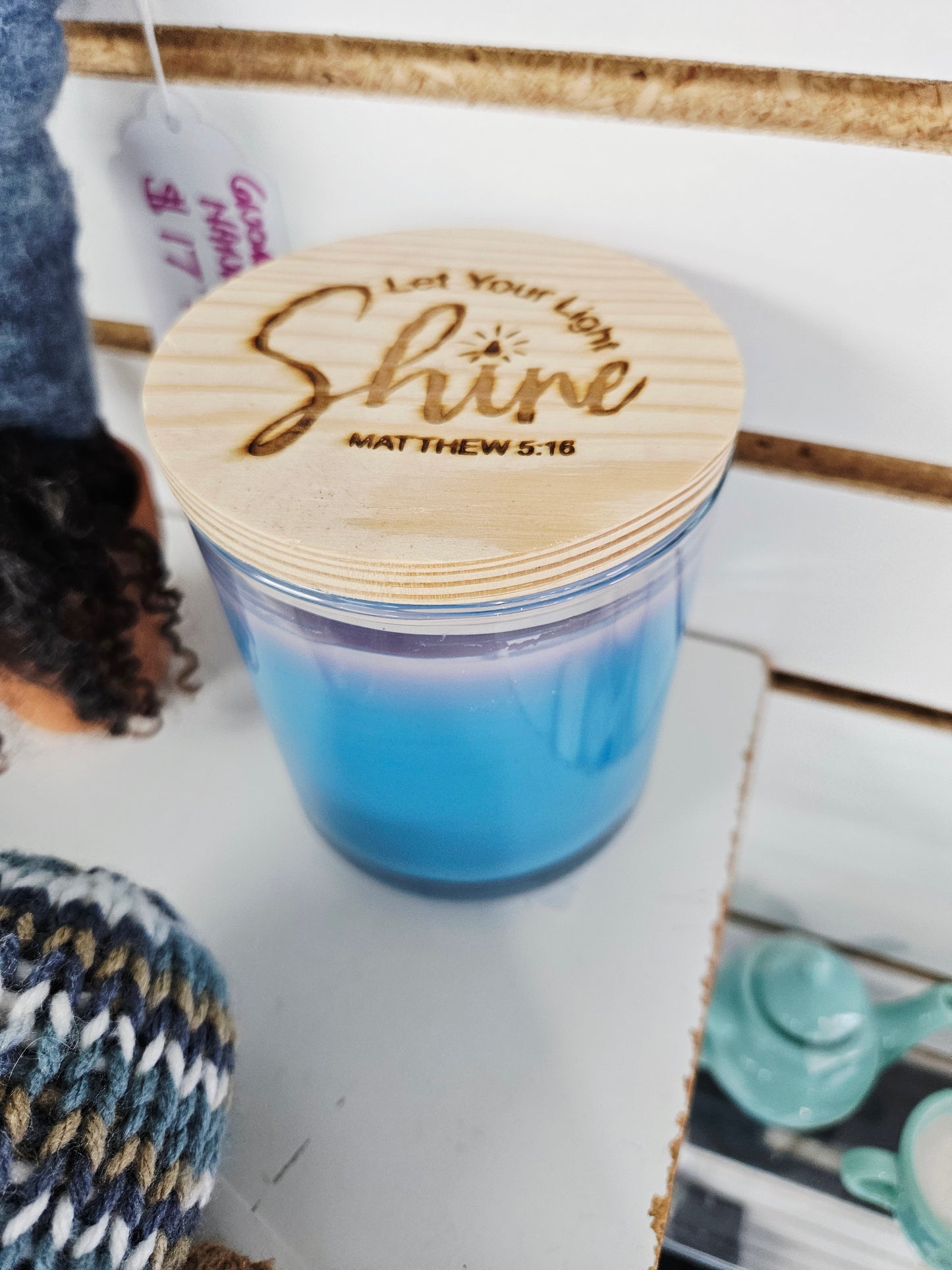 Let Your Light Shine Linen Scent Candle