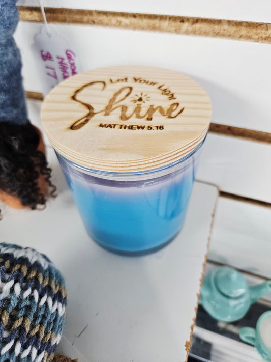 Let Your Light Shine Linen Scent Candle