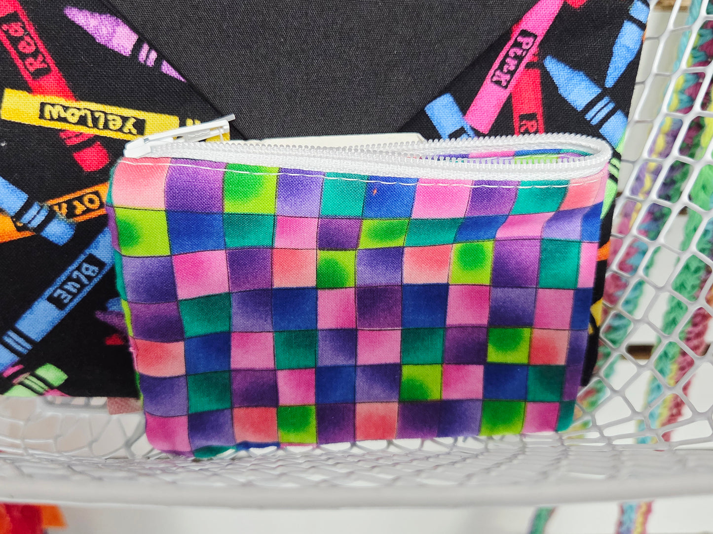 Patchwork Zipper Pouch