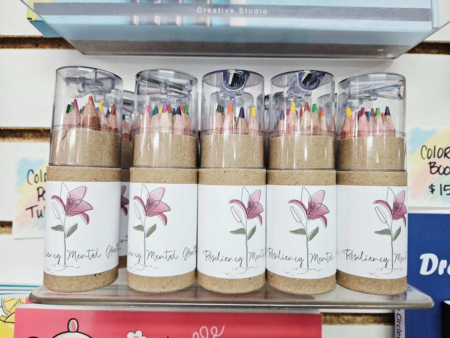 Colored Pencil Cylanders