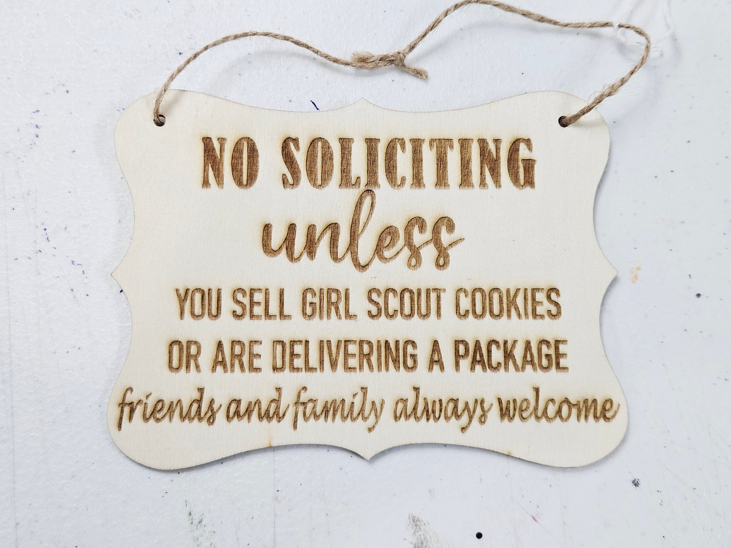No Soliciting Wall Sign