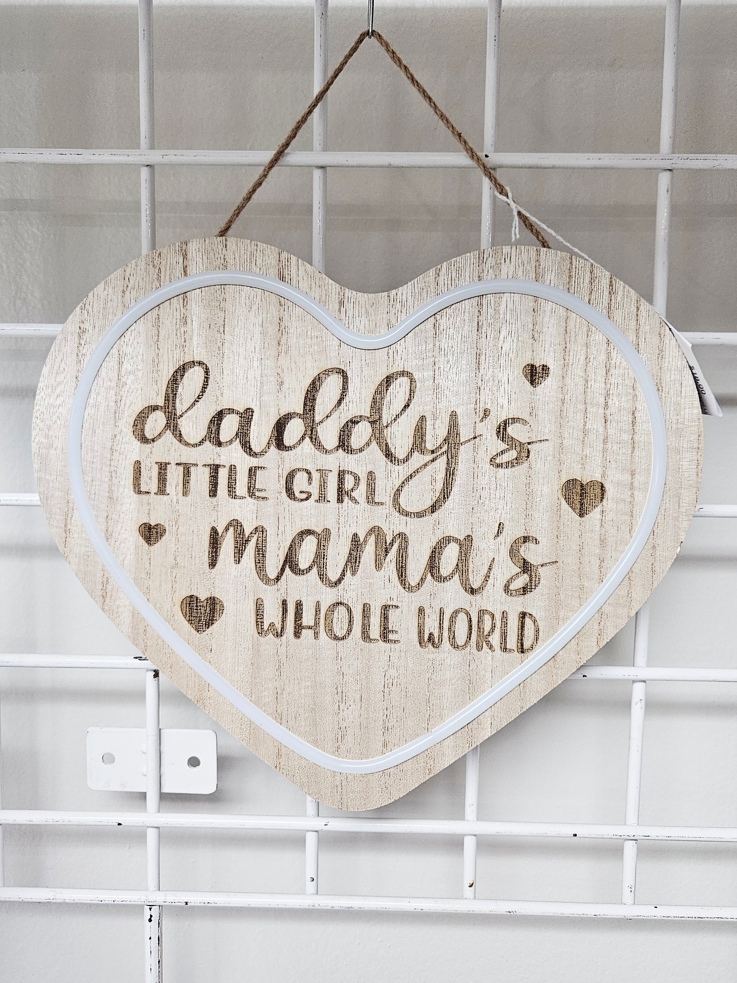 Engraved Daddy's Girl Light Up Sign