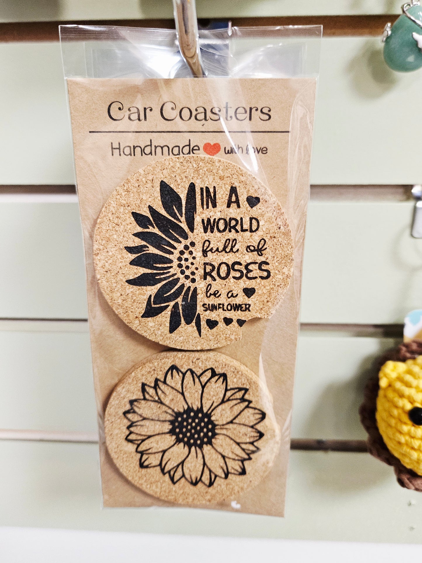 Car Coasters World Of Roses Be Sunflower