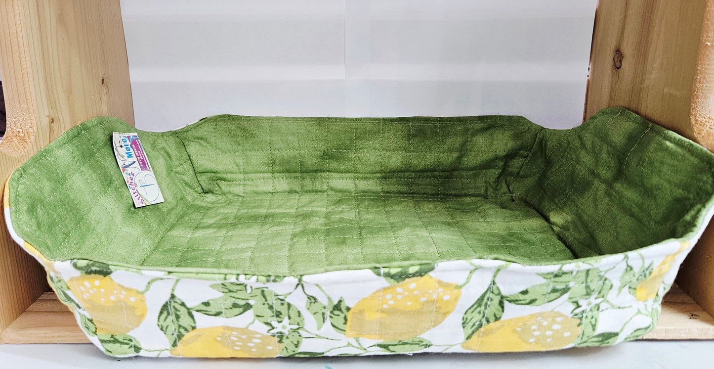 Lemon Print/Green 9x13 Pan Holder