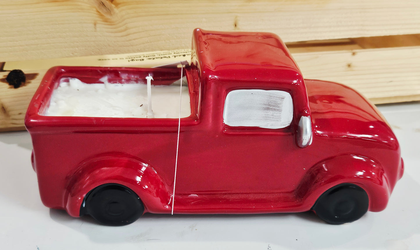 Red Truck Candle