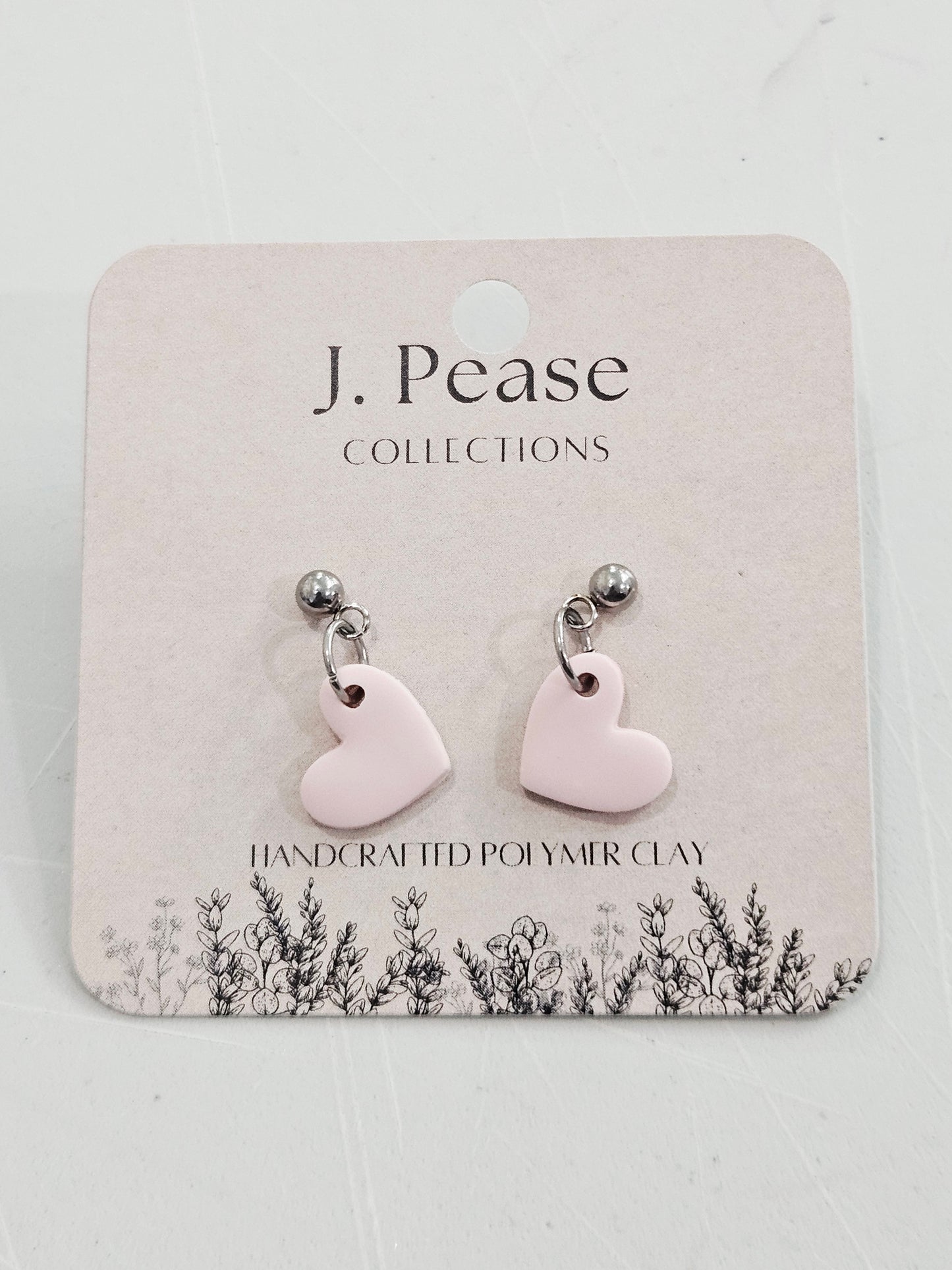 Single Heart Dangle Stud Earring