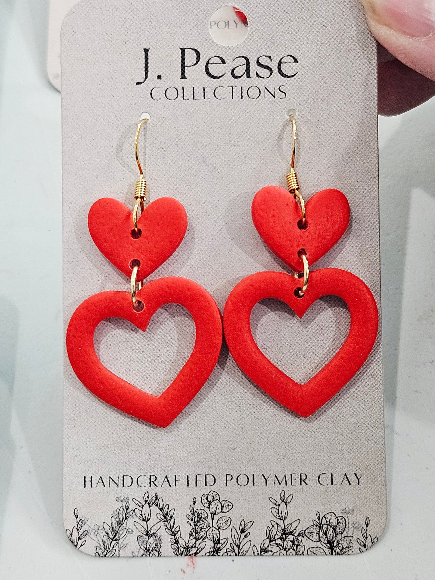 Heart Cut Out Dangle Earrings