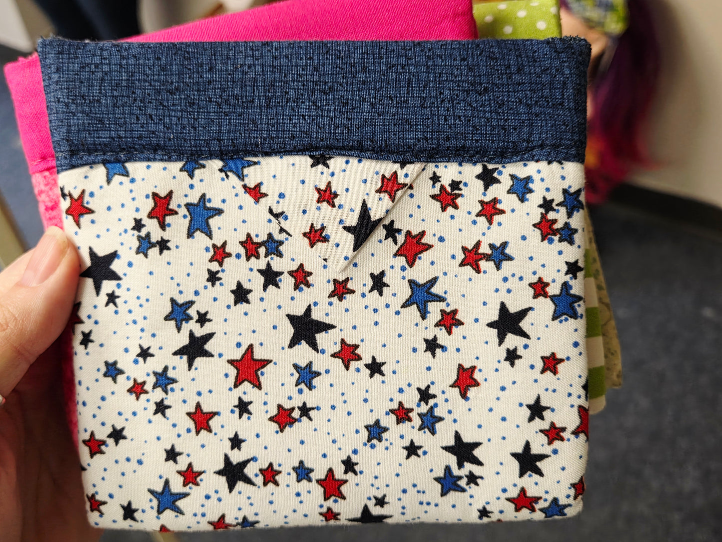 RWB Stars Snap Pouch