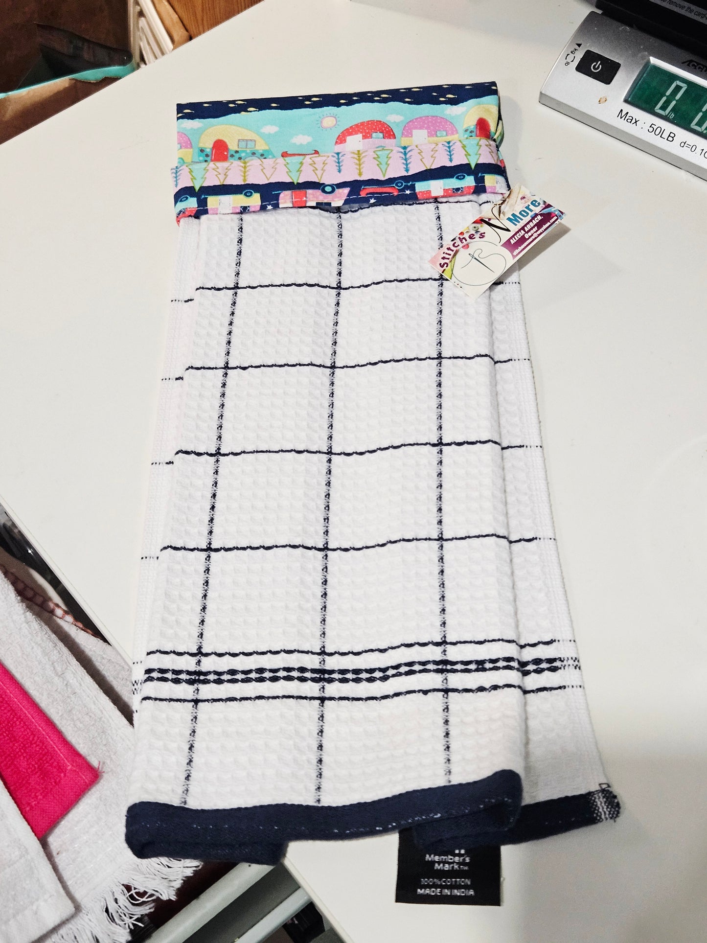 Camper Towel Tent and Trailer