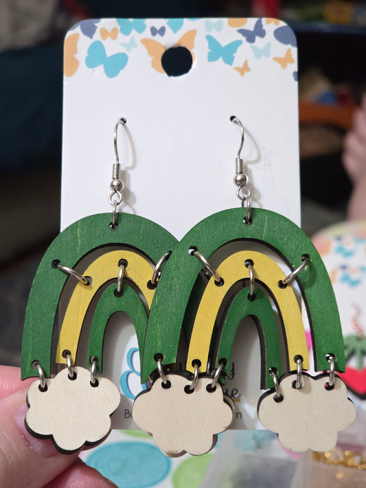 St. Patrick's Rainbow Earrings