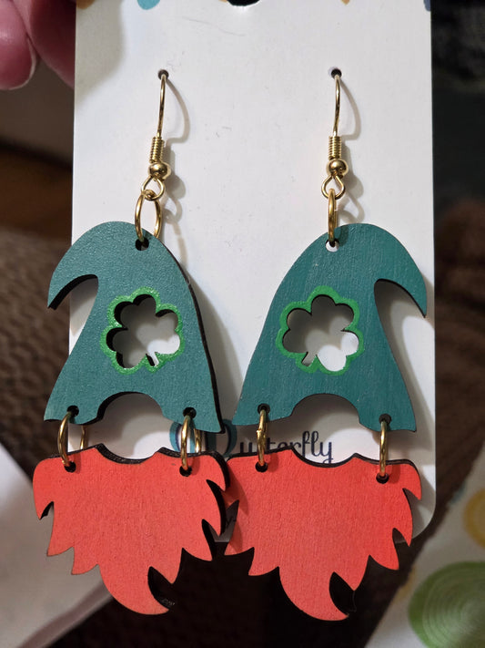 Pointy Hat Gnome Earring's