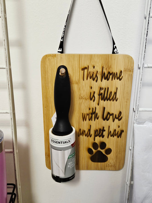 Lint Roller Shed Hanging Boards