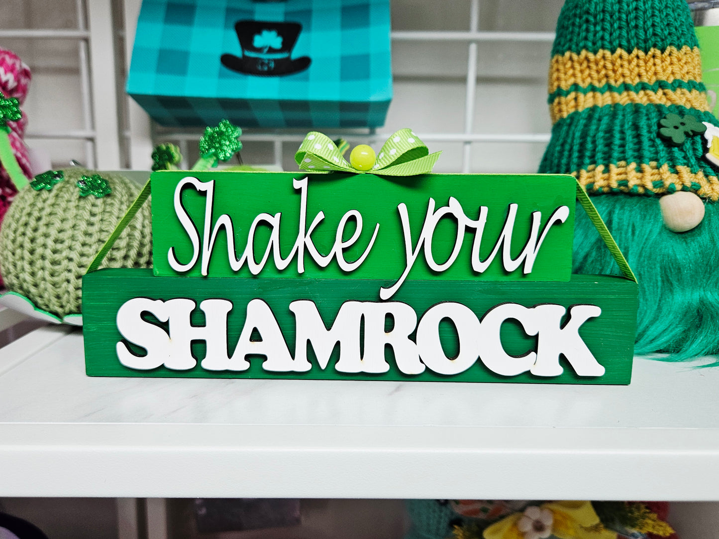 Shake Your Shamrock Wood Decor