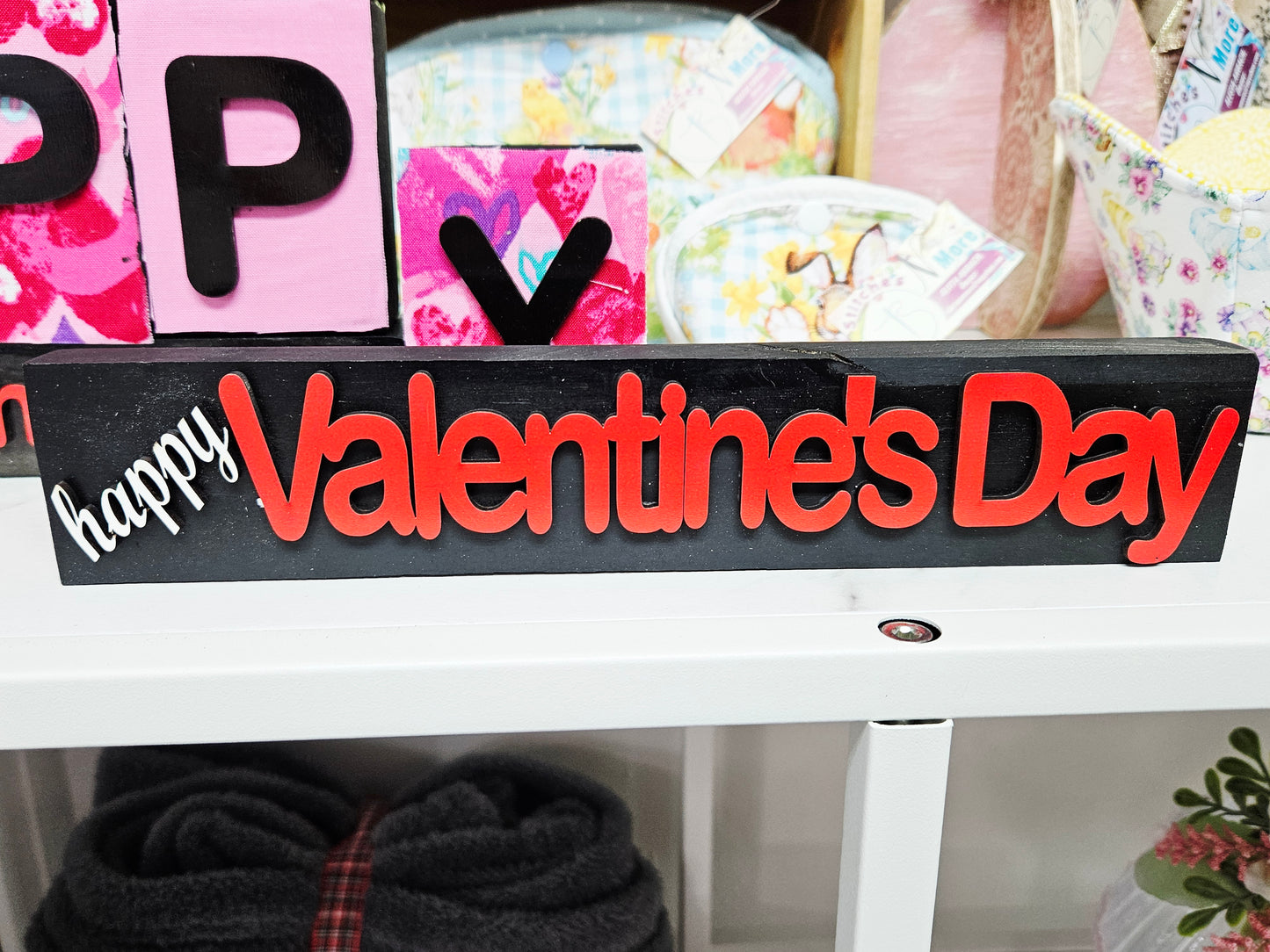 Happy Valentine's Wood Decor