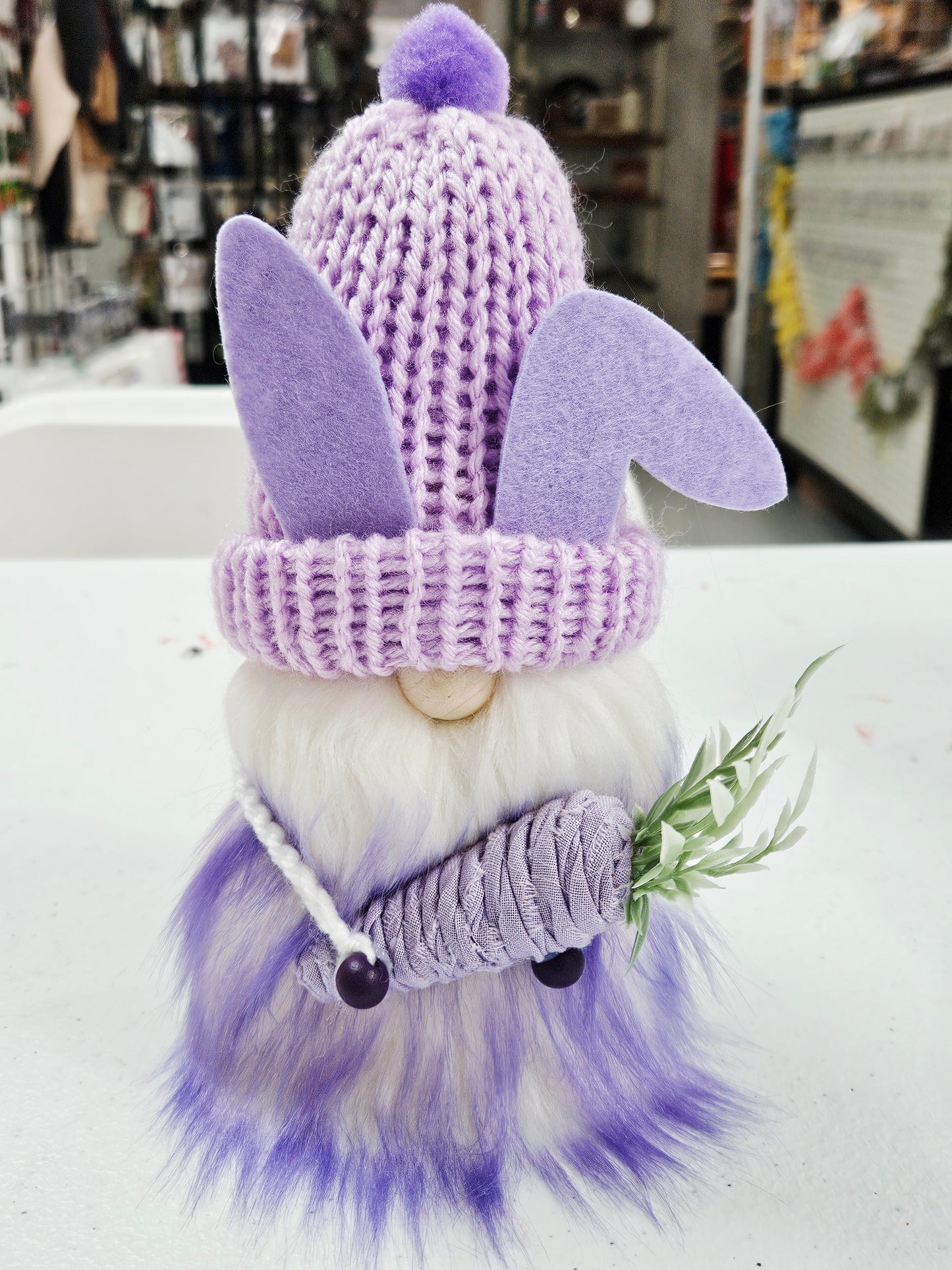 Bunny Ear Gnome - Purple