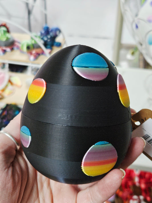 Colored Mystery 3D Dino Eggs with Spots