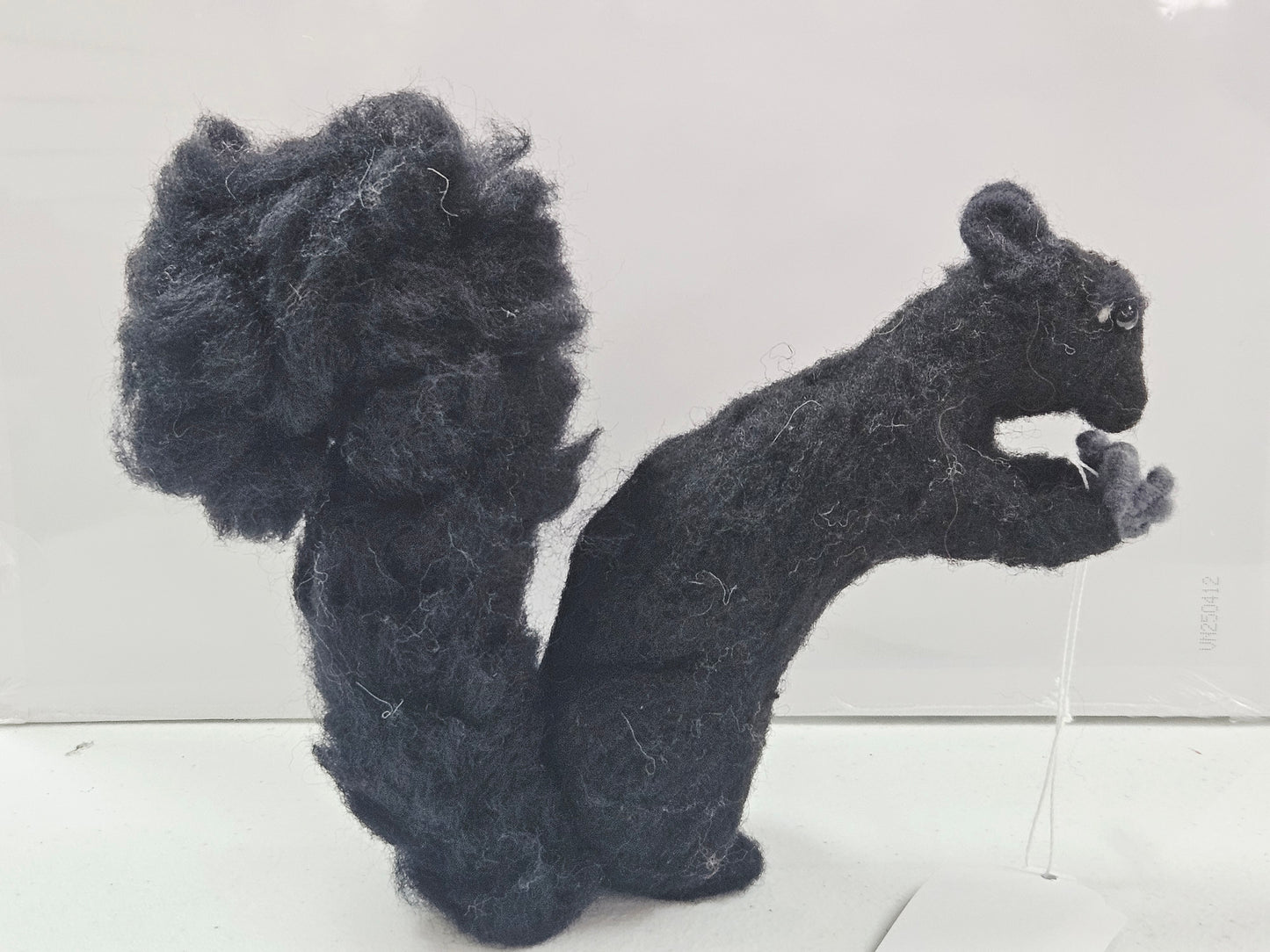 Needle Felted Black Squirrel