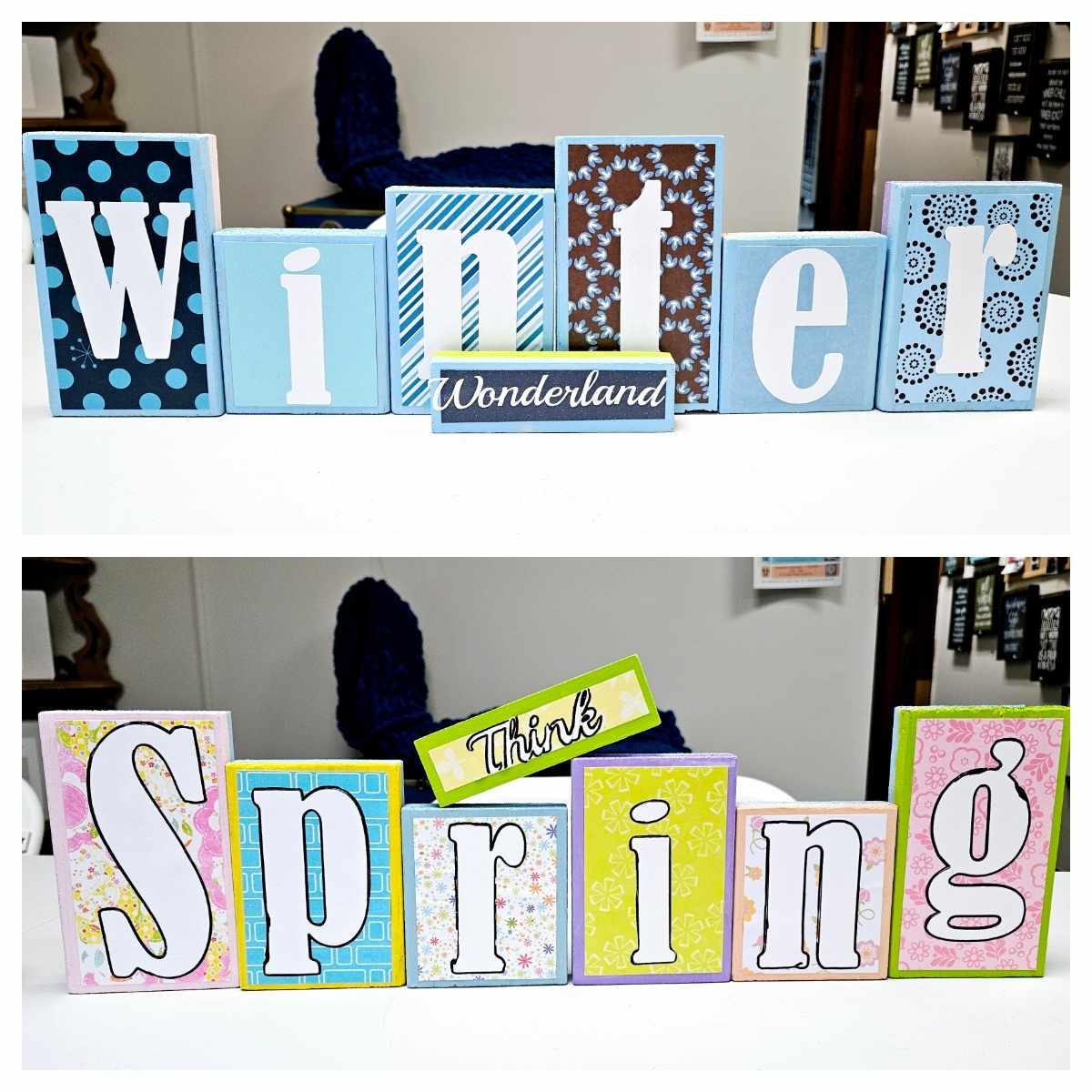 Winter/Spring Reversible Sign