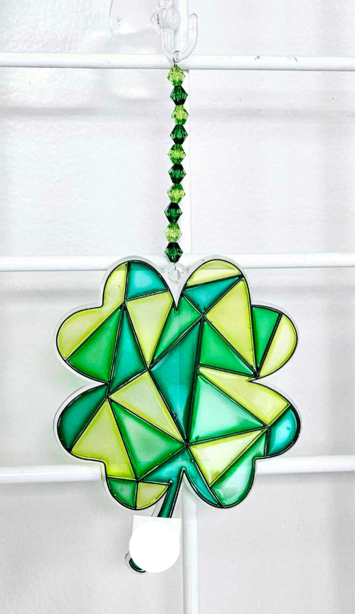 Stained Glass Shamrock