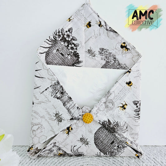 Bees & Honey Napkin Holder Light