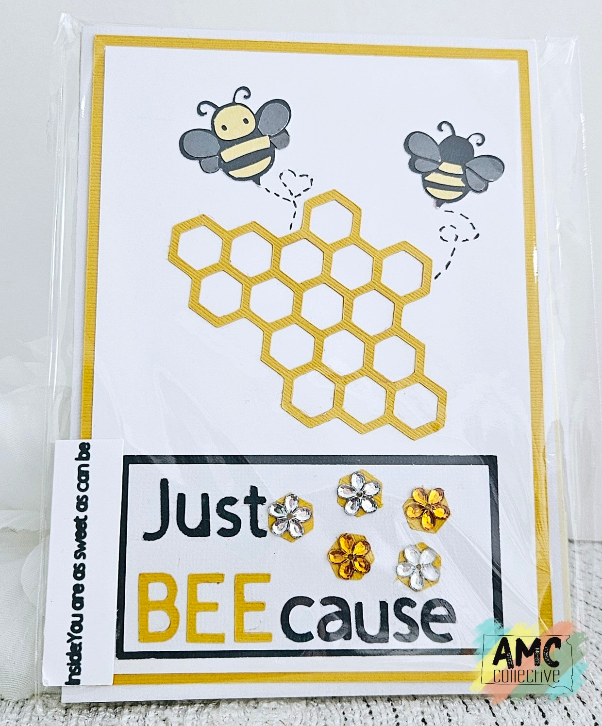 Just BeeCause Greeting Card