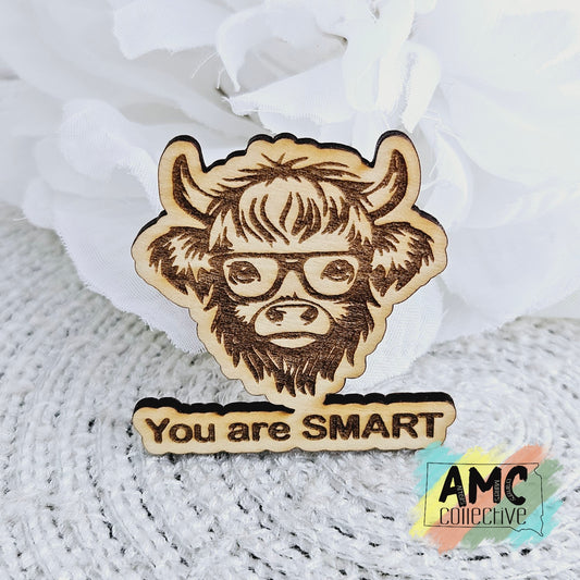 Highland Cow Magnet You Are Smart