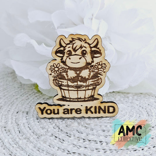 Highland Cow Magnet You Are Kind