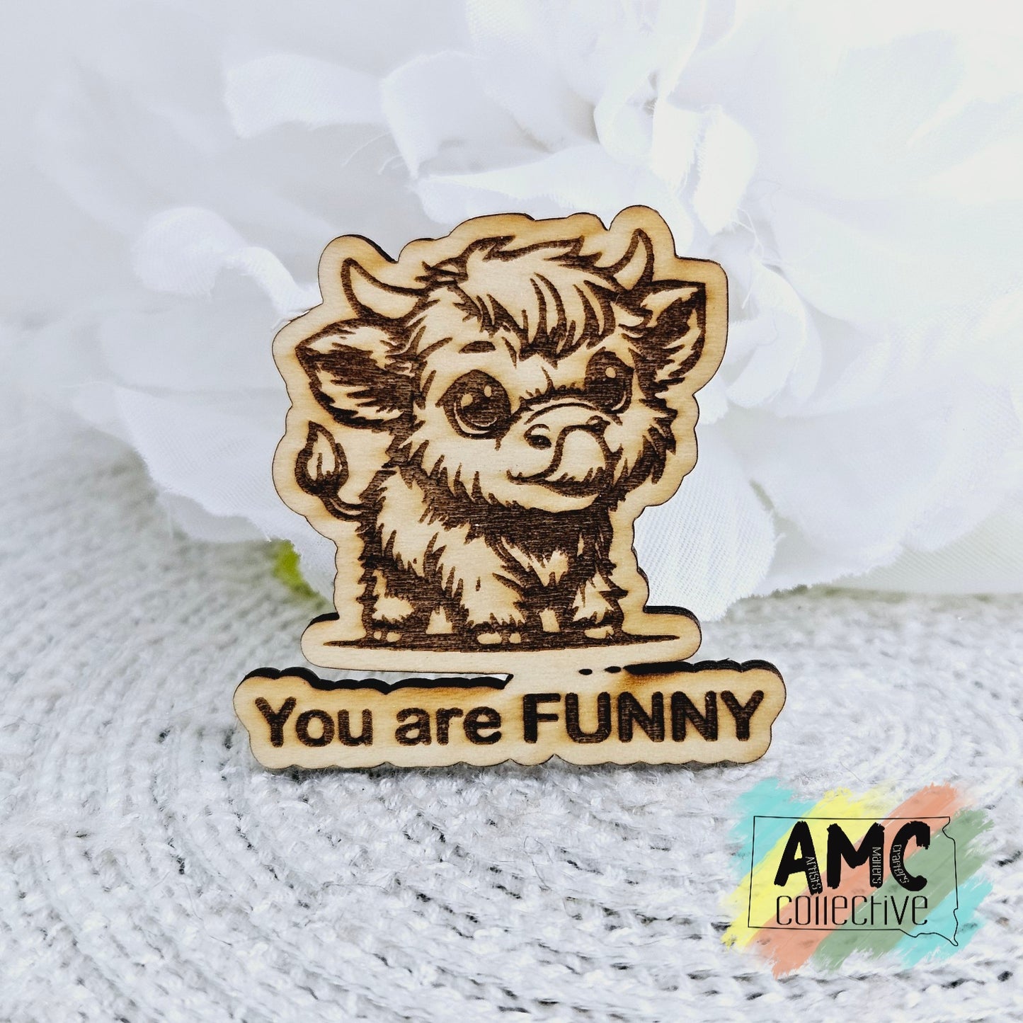 Highland Cow Magnet You Are Funny