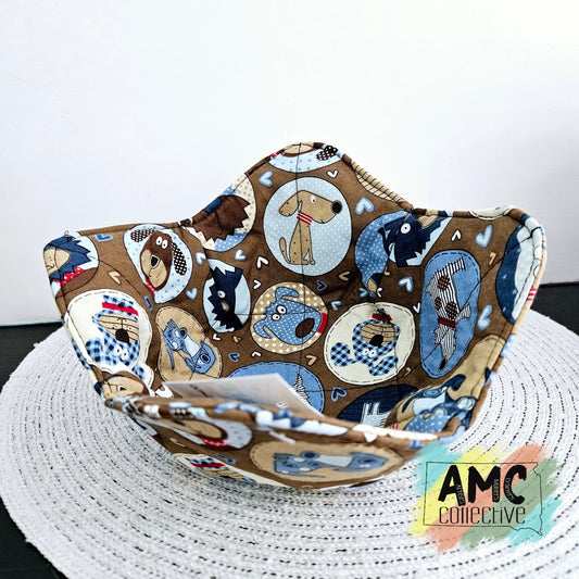 Dog Print Bowl Cozy