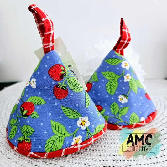 Strawberry Hot Pan Holder Pair