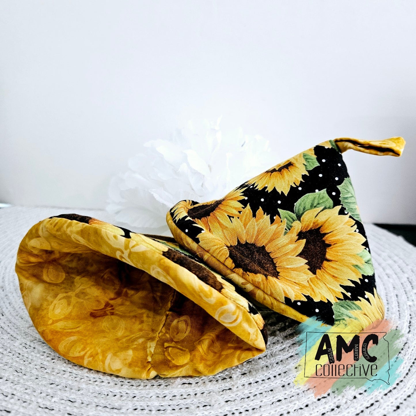 Sunflower Hot Pan Holder Pair