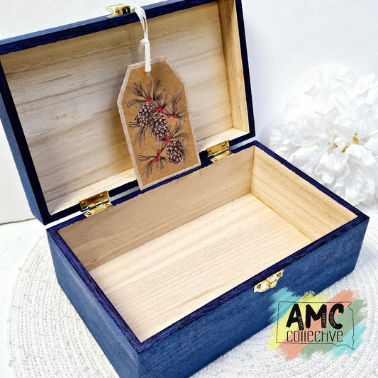 Polar Bear Painted Keepsake Box