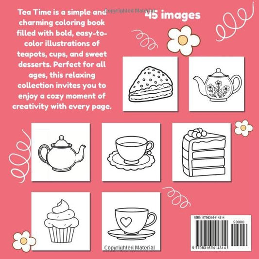 Tea Time Coloring Book