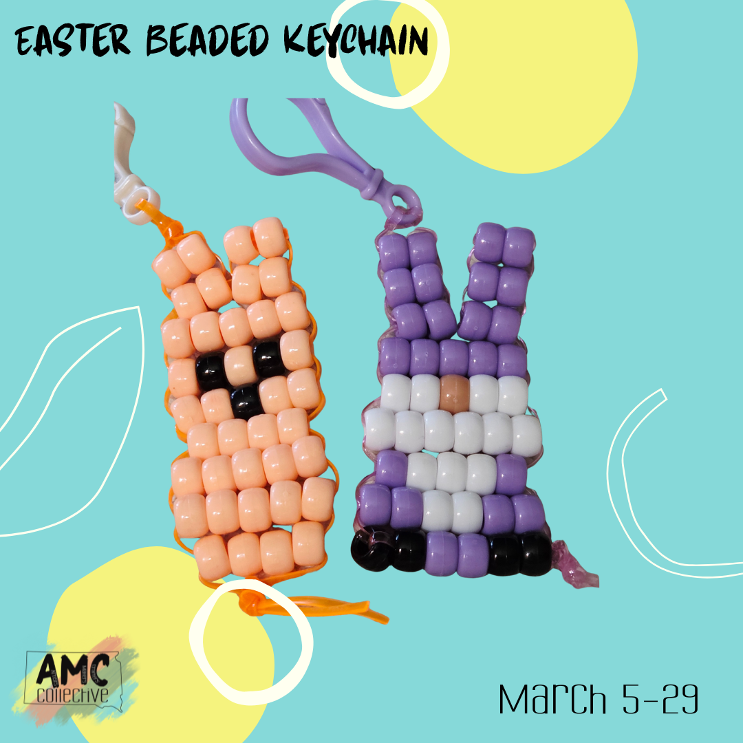 Easter Beaded Keychain Drop In Craft