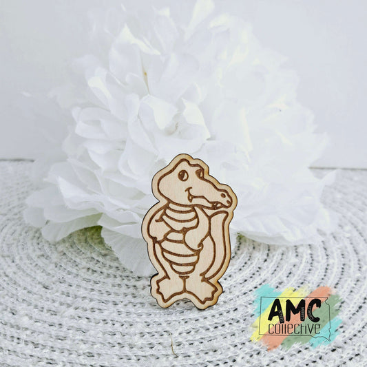 Alligator Wood Magnet