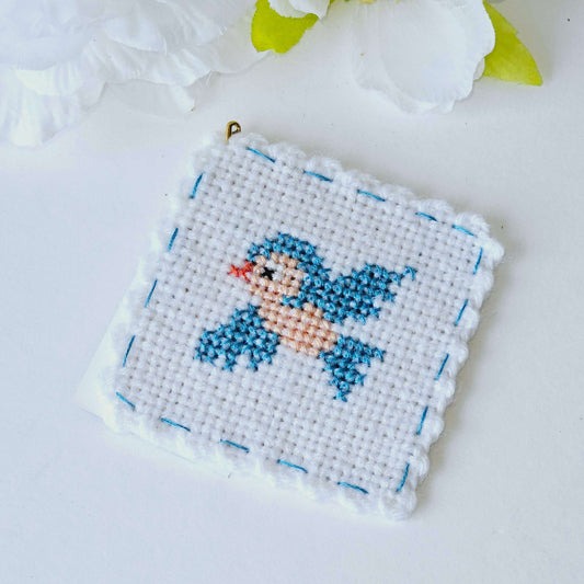 Bird Single Embroidered Coaster