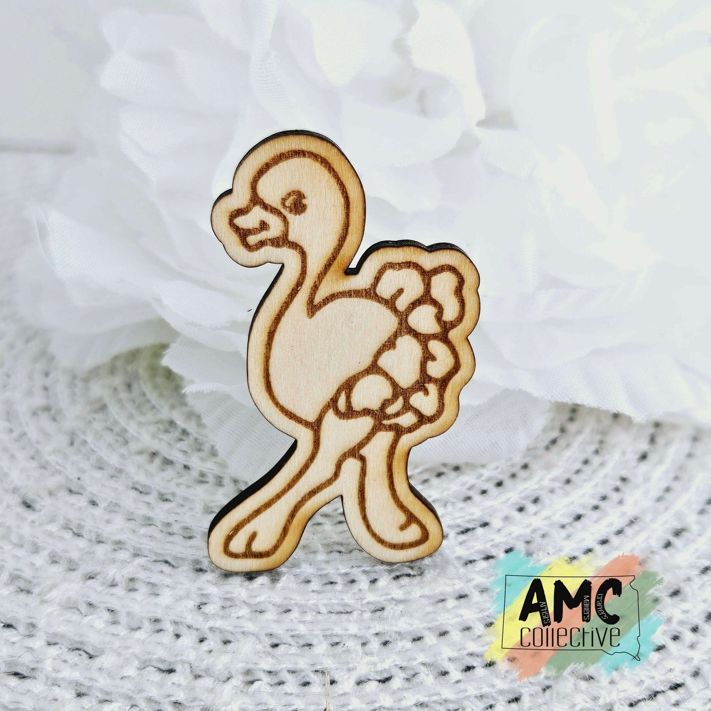 Flamingo Wood Magnet