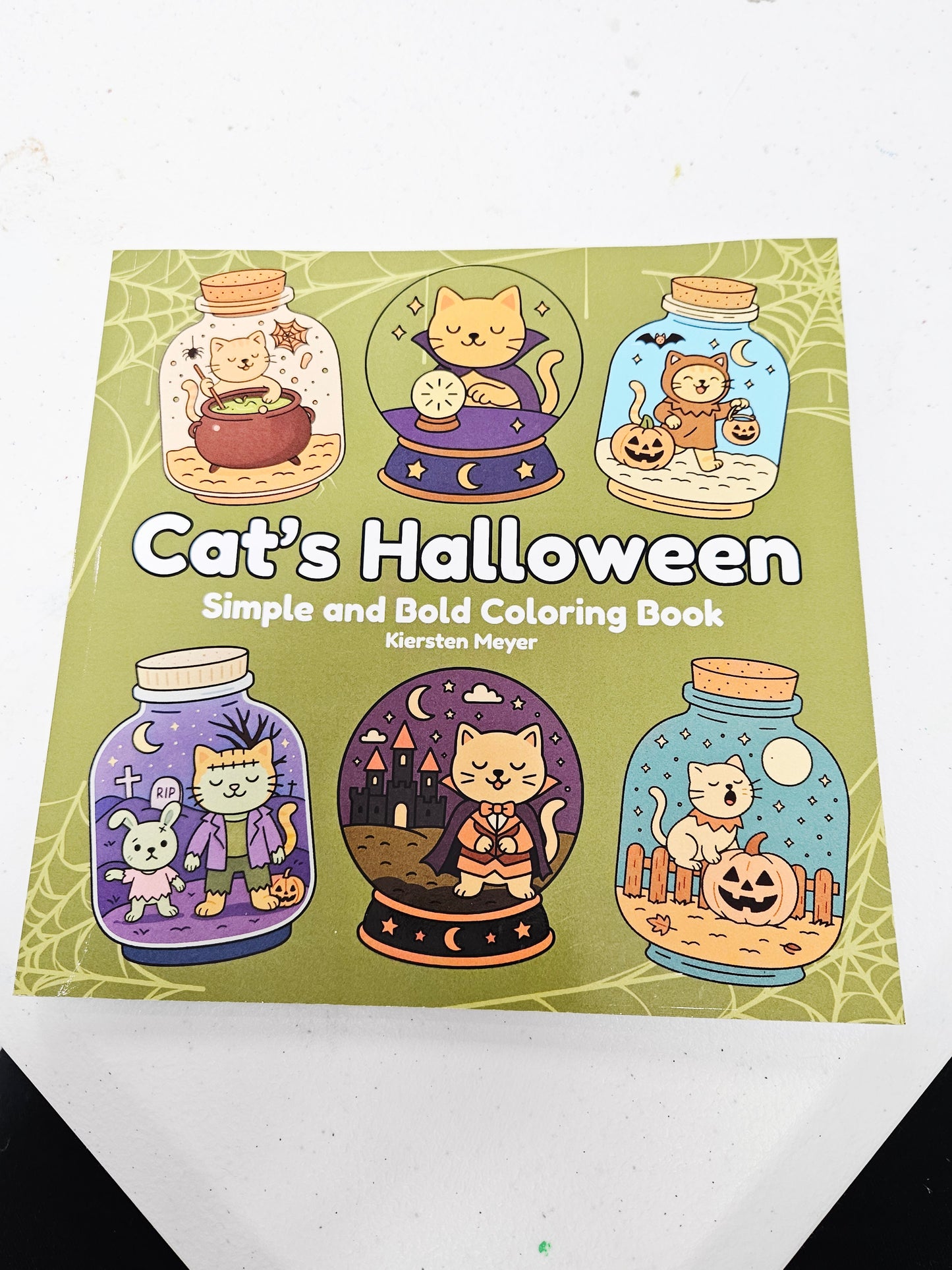 Cat's Halloween Coloring Book