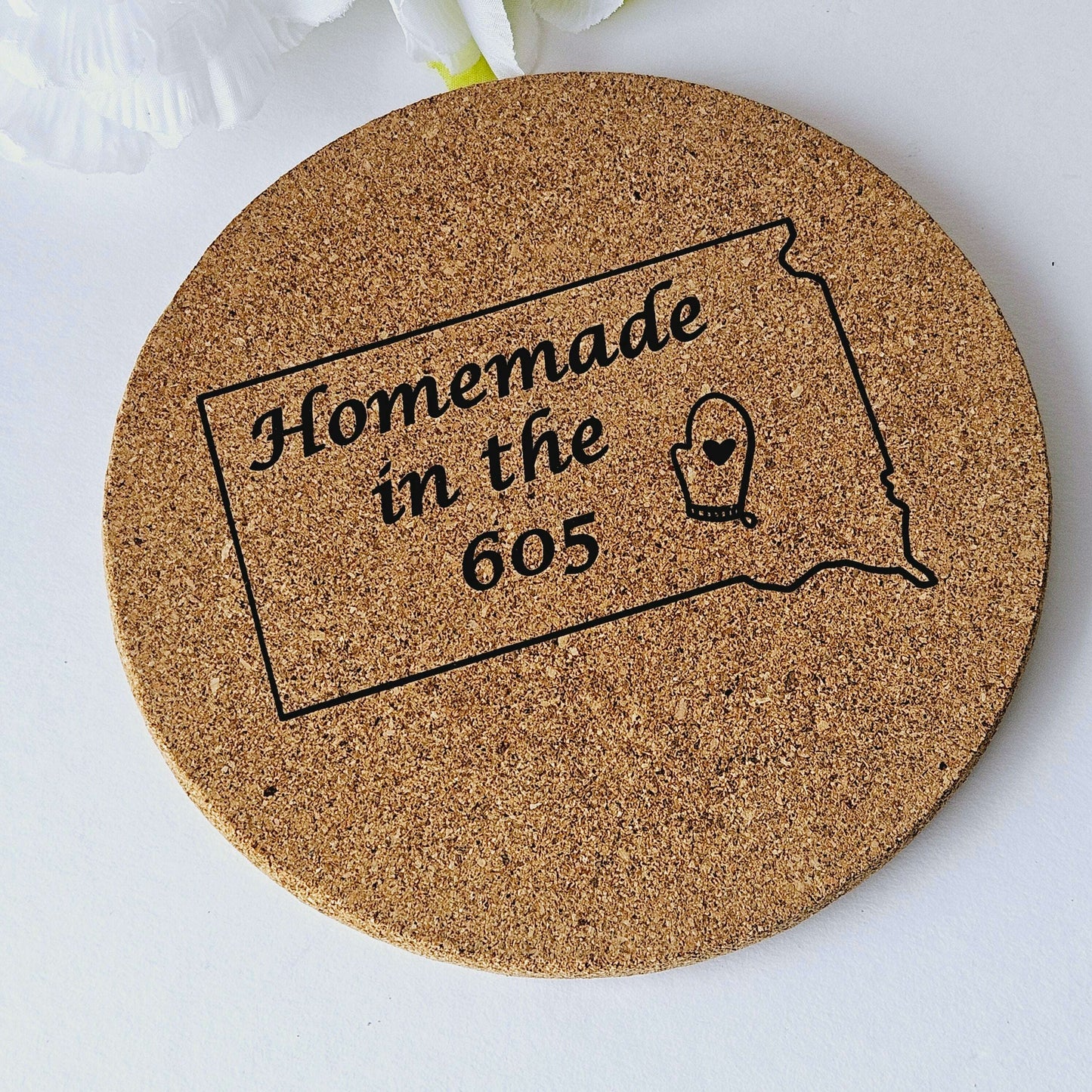 Cork Trivet/Hotpad South Dakota